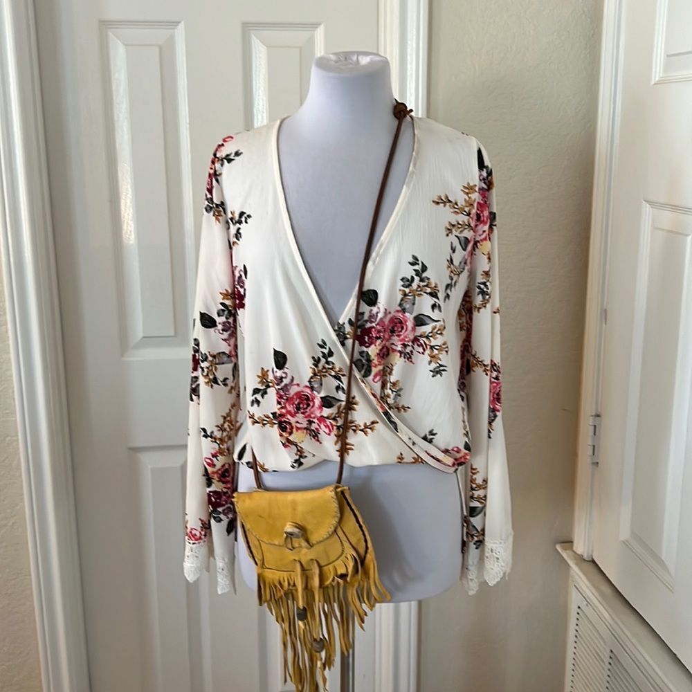 Yellow crossbody bag